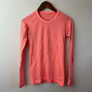 lululemon athletica Coral Long Sleeve Tee
